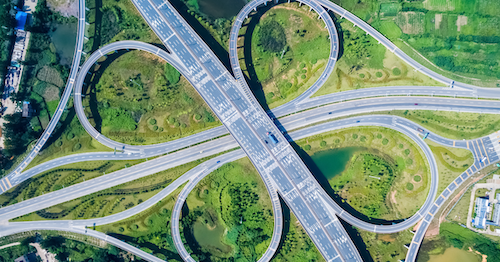 Highway depicting the client journey